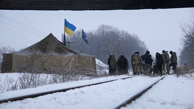 Организаторы блокады Донбасса взрывают железнодорожные пути