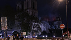 Подготовка к Пасхе-онлайн. В соборе Парижской Богоматери впервые после пожара отслужили мессу
