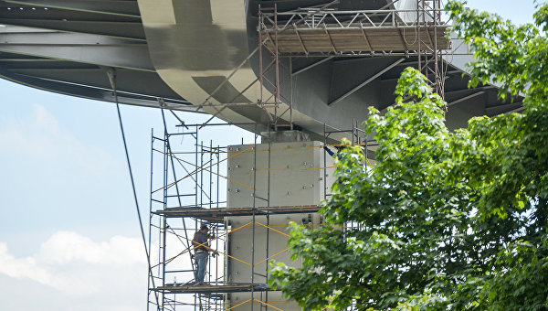 Украденный мост: В Киеве готовят к открытию архитектурное чудо. Фоторепортаж