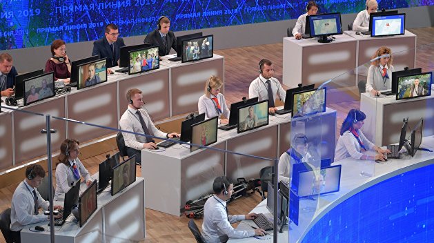 Кол-центр «Прямой линии» с Путиным подвергся кибератаке с Украины