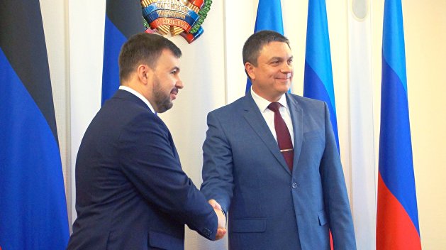 Главы ДНР и ЛНР выразили готовность к диалогу с Зеленским Главы ДНР и ЛНР выразили готовность к диалогу с Зеленским