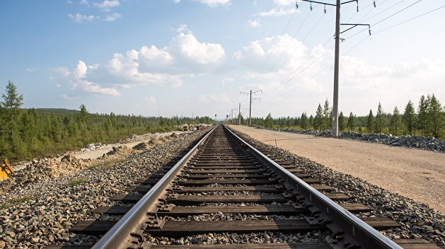 При постройке железной дороги в обход Украины в 2017 г уложат 150 км рельсов