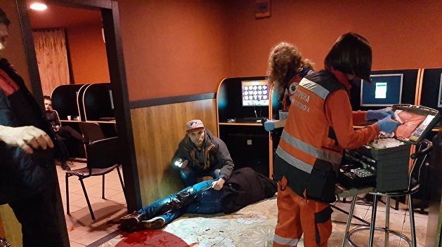 В киевском зале игровых автоматов произошла поножовщина, пострадавший получил артериальное ранение