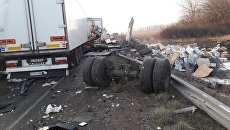 Массовое ДТП на трассе «Киев — Одесса»: 11 авто столкнулись из-за гололеда