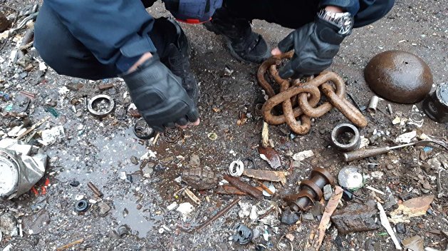 На территории Мариупольского меткомбината была найдена граната На территории Мариупольского меткомбината была найдена граната