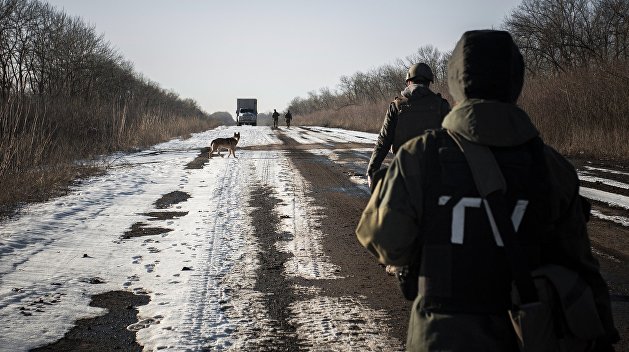 Российские журналисты попали под обстрел в Киевском районе Донецка