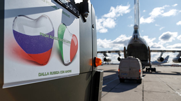 Коронавирус в Европе: в Италии началась очередная «информационная война» против России