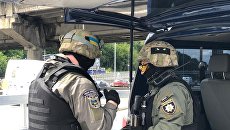 Полиция задержала минера на мосту метрополитена в Киеве