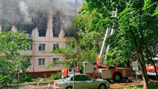 На северо-востоке Москвы четыре квартиры вспыхнули после взрыва в жилом доме – видео