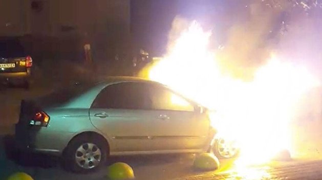 В Киеве сожгли автомобиль журналистов программы «Схемы»