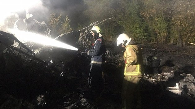 Запорожская администрация сообщила о погибшем в результате падения самолета