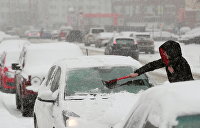 Разгул стихии на Украине: дома и машины ушли под снег. ФОТО