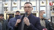 Стерненко потребовал от Зеленского закрыть телеканал «НАШ»