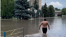 В Одесской области устраивают заплывы на улицах - видео