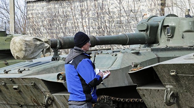 ОБСЕ обнаружила тяжелые вооружения ВСУ на линии соприкосновения ОБСЕ обнаружила тяжелые вооружения ВСУ на линии соприкосновения