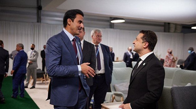 Зеленский обсудил с эмиром Катара военно-техническое сотрудничество и поставки СПГ
