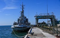 Украинские военные cбежали с боевого корабля в Бердянске