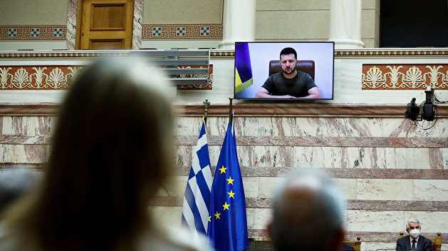 Что-то пошло не так: выступление Зеленского в парламенте Греции кончилось громким скандалом
