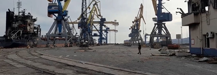 Мариуполь порт НА ДНР народная милиция