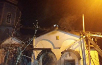 В Гостомеле подожгли храм Московского патриархата