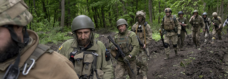 ВСУ украинские военнослужащие наемники лес партизаны