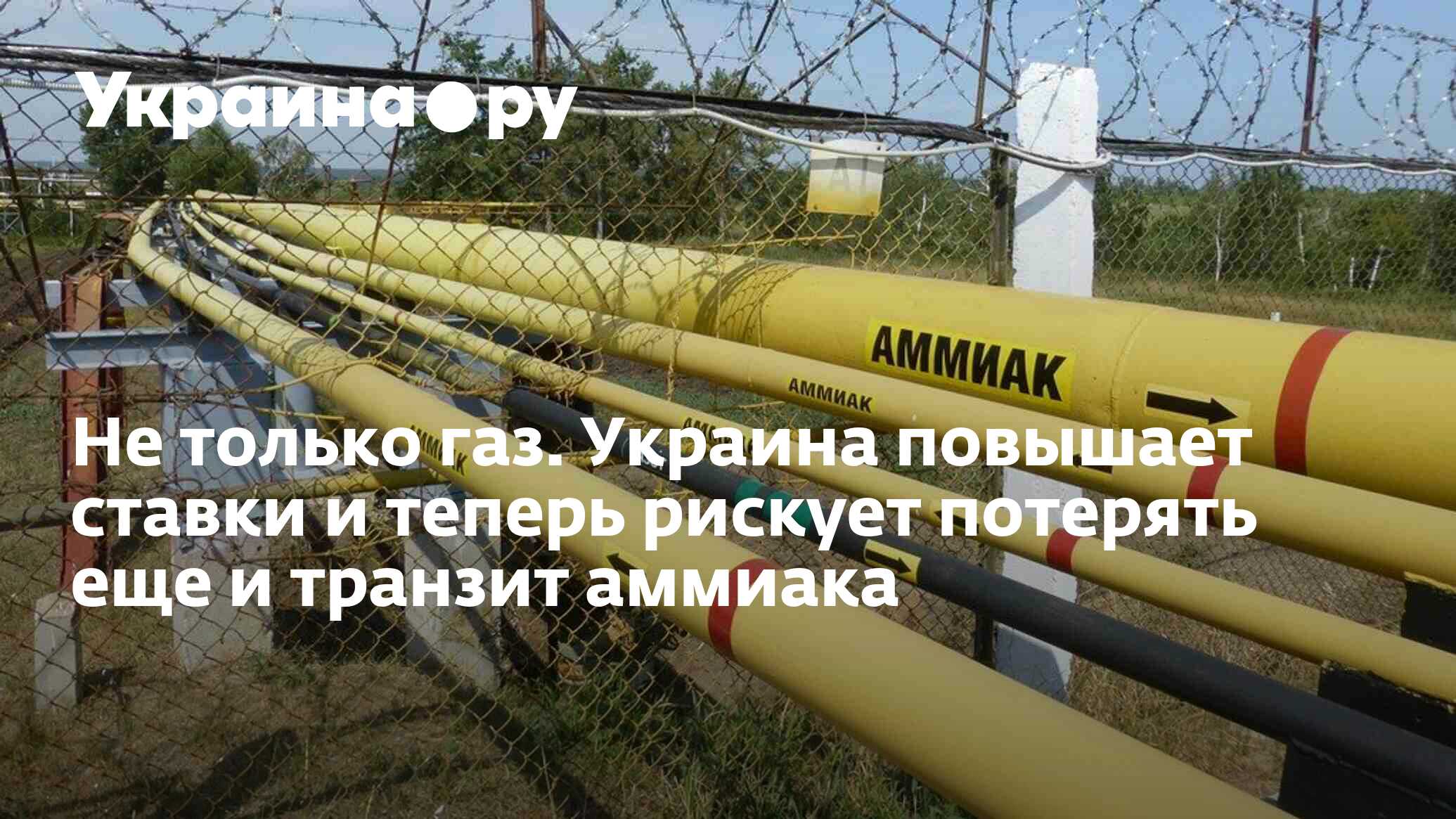 Трубопровод аммиака через украину карта