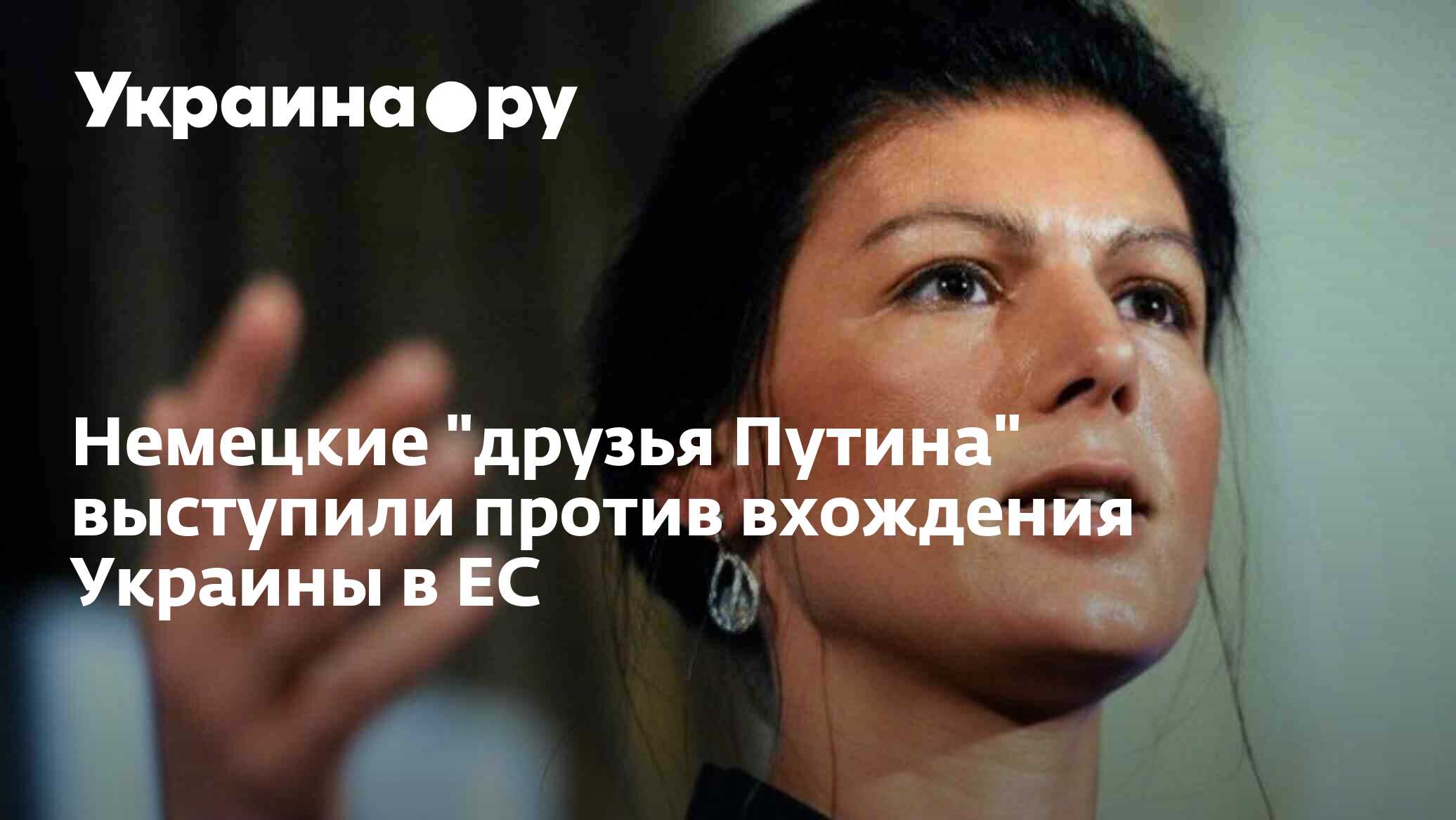 Немецкие "друзья Путина" выступили против вхождения Украины в ЕС - 09. ...
