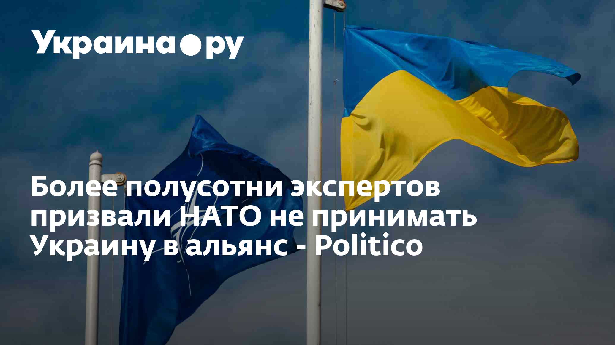 Более полусотни экспертов призвали НАТО не принимать Украину в альянс -  Politico - 04.07.2024 Украина.ру