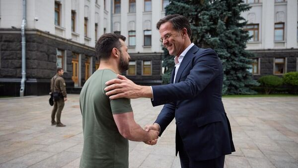 Президент Украины Владимир Зеленский провел встречу с Премьер-министром Королевства Нидерланды Марком Рютте