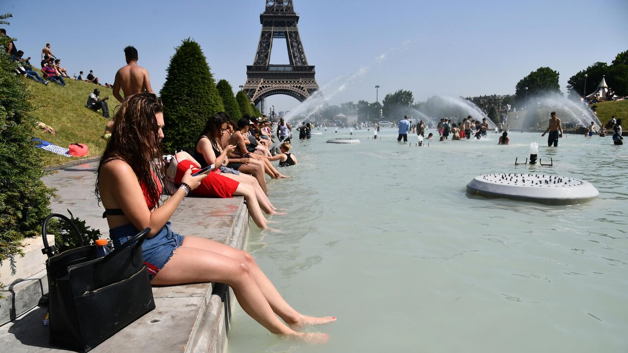 париж в воде