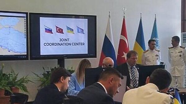 Открытие координационного центра в Стамбуле по транспортировке зерна с Украины