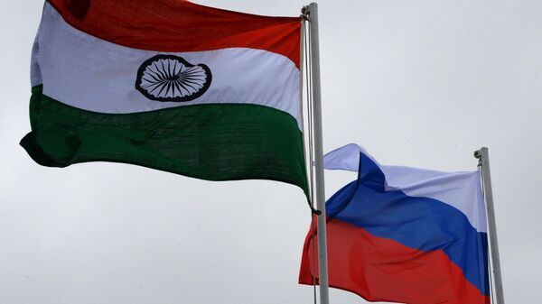 индия флаг россия