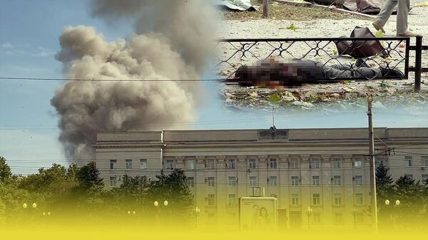 Украинский удар по центру Херсона. Жуткие последствия. Видео