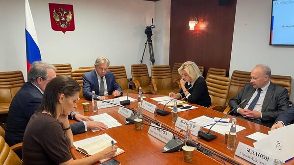 Заседание комиссии Совета Федерации по информационной политике и взаимодействию со СМИ