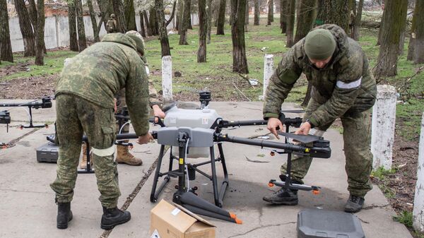 Российские военные нашли украинские БПЛА с емкостями для жидкости и распылителями
