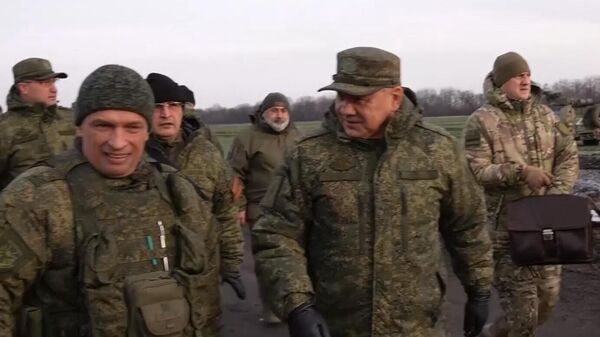 Глава Минобороны РФ С. Шойгу посетил зону спецоперации