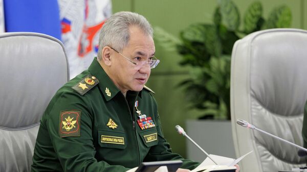 Селекторное совещание в Министерстве обороны РФ