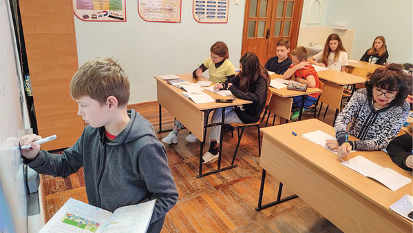 Крым, школа, дети из Херсона