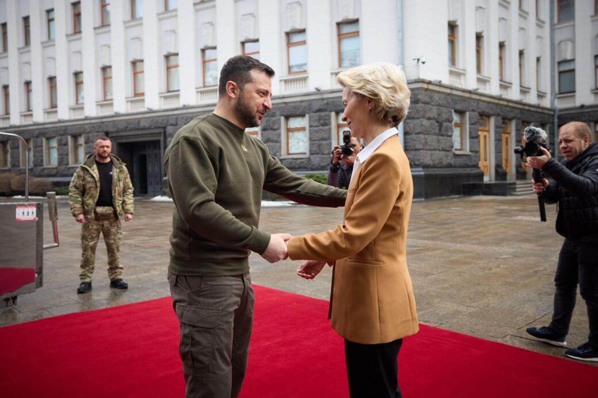 Зеленский Урсула фон дер Ляйен  - РИА Новости, 1920, 14.02.2023