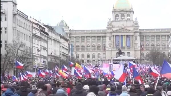 Протест Чехия Прага
