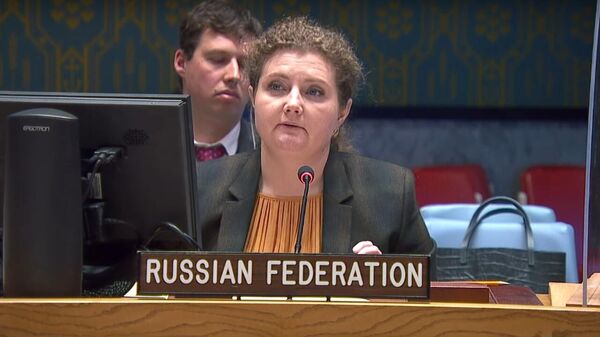 Анна Евстигнеева Зампостпреда РФ при ООН 