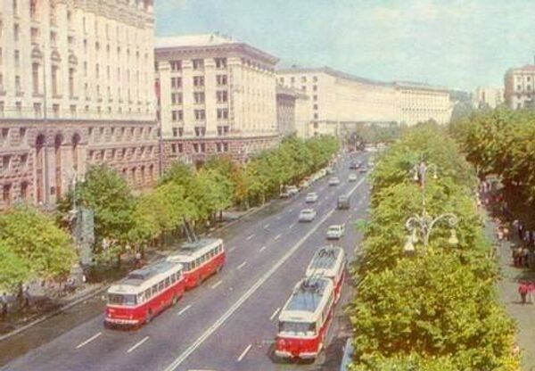 Поезда Веклича на Крещатике