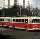Троллейбусный поезд Веклича (база - Škoda 9Tr) в Киеве, август 1978 года