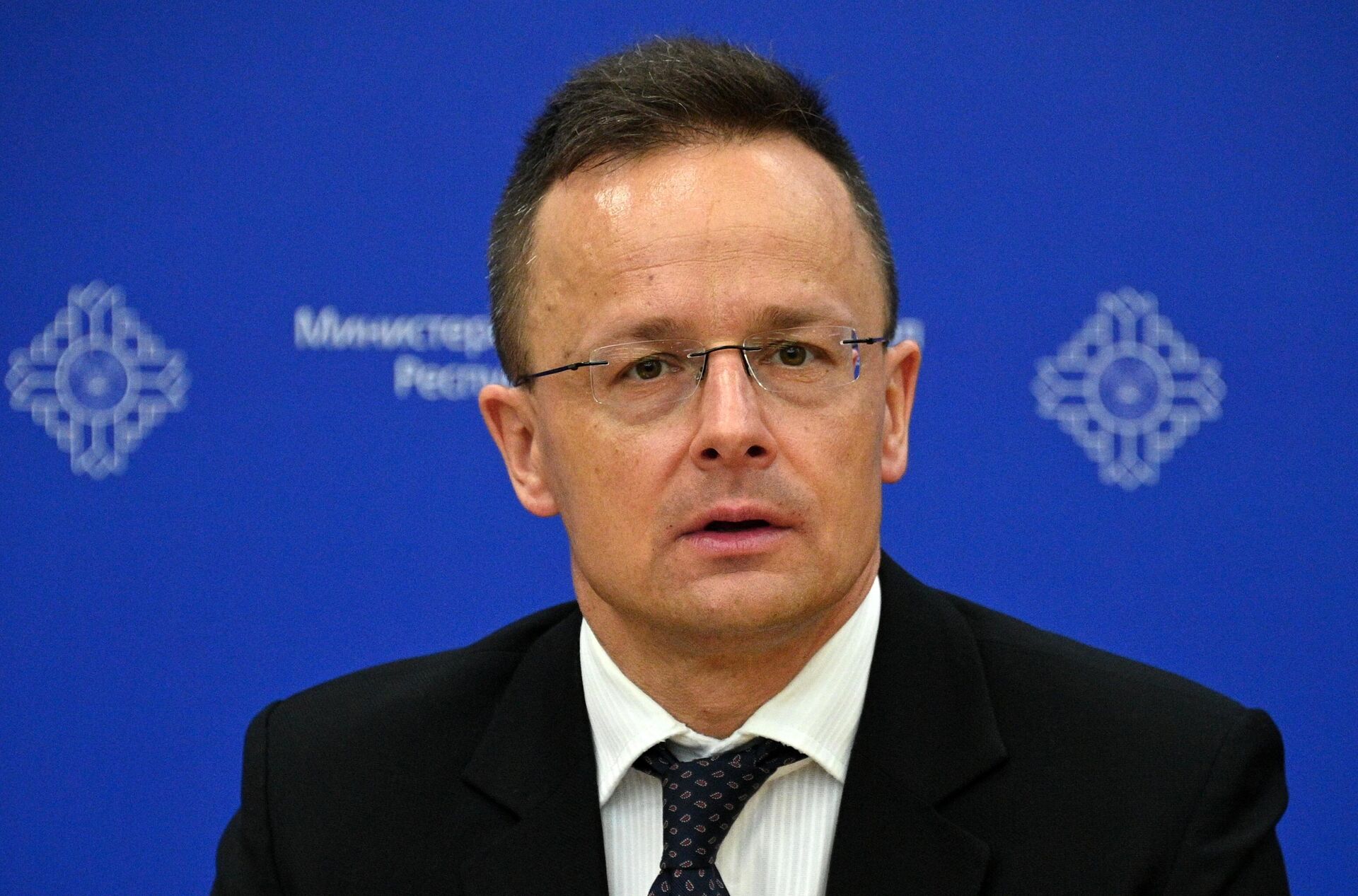 Встреча глав МИД Белоруссии и Венгрии С. Алейника и П. Сийярто Встреча глав МИД Белоруссии и Венгрии С. Алейника и П. Сийярто - РИА Новости, 1920, 18.07.2025