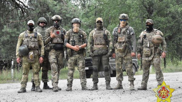 ВС Белоруссии продолжают совместные тренировки с бойцами ЧВК Вагнер