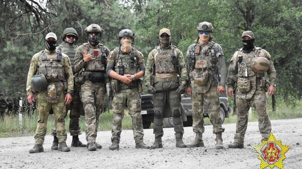ВС Белоруссии продолжают совместные тренировки с бойцами ЧВК Вагнер
