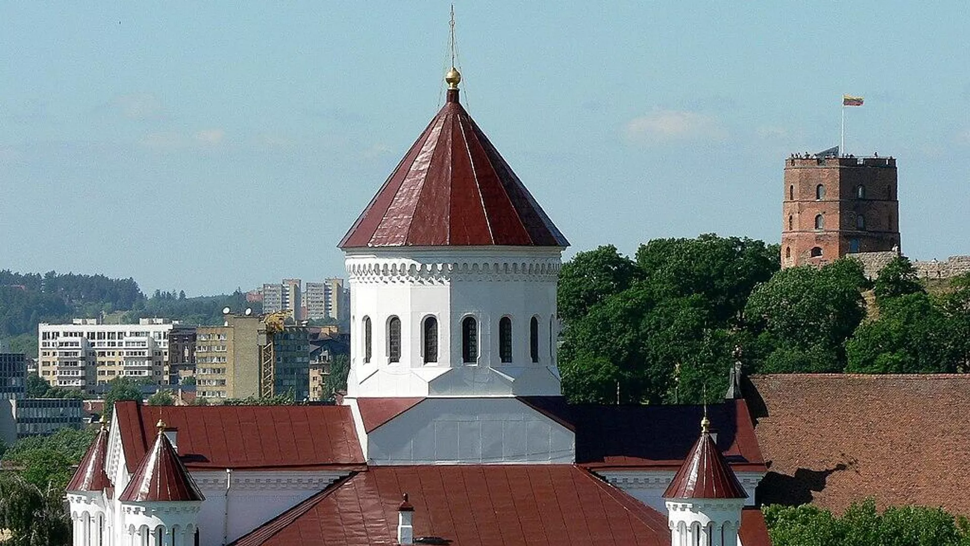 Собор Успения Богородицы в Вильне, основанный при великом князе Ольгерде в 1346 году. Кафедральный собор митрополитов Киевских и всея Руси в XV—XVI веках. - РИА Новости, 1920, 21.07.2023