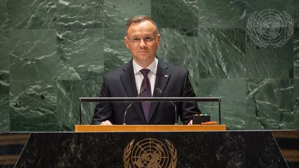 На Генассамблее ООН Дуда сравнил Украину с утопленником и отказался встречаться с Зеленским