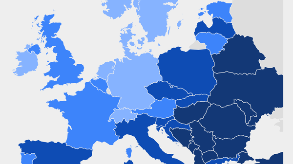 Индекс коррупции в странах Европы (2022). Инфографика
