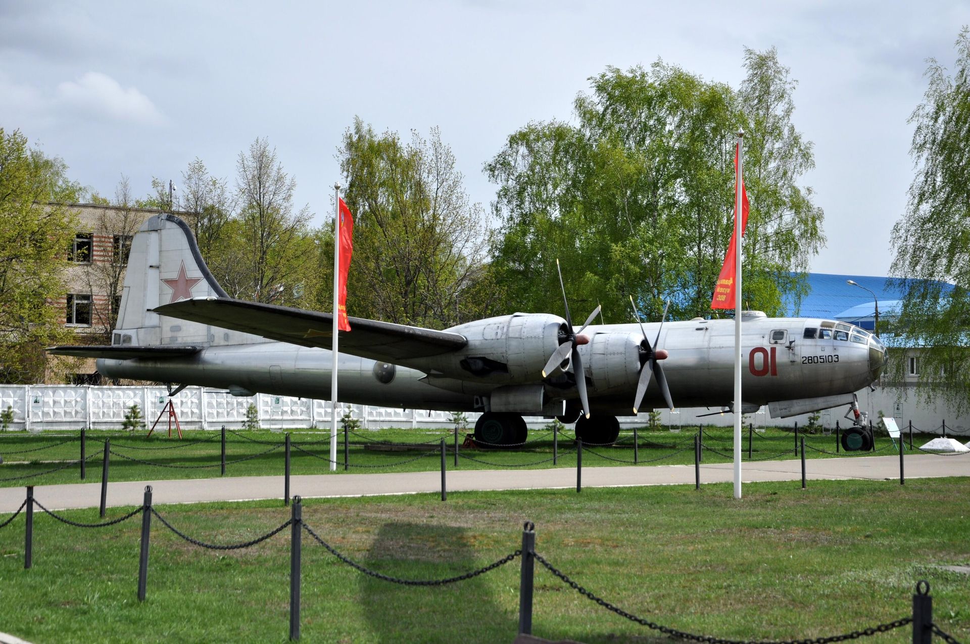 Ту-4 (советская нелицензионная копия В-29) в Музее ВВС в Монино Ту-4 (советская нелицензионная копия В-29) в Музее ВВС в Монино - РИА Новости, 1920, 03.08.2026
